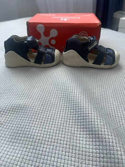 Sandale copii din piele, marimea 18- biomecanics