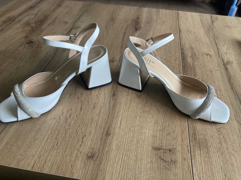 Сватбени сандали - SaraPen - естествена кожа