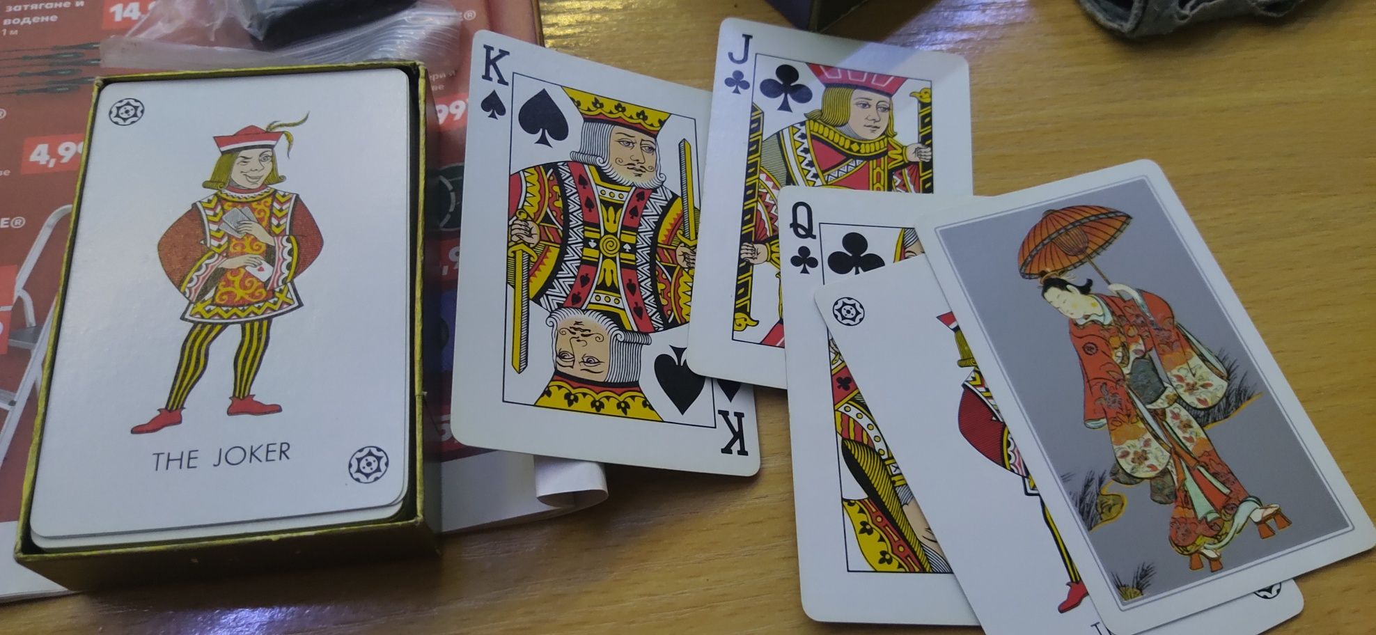 карти за игра, стари, автентични