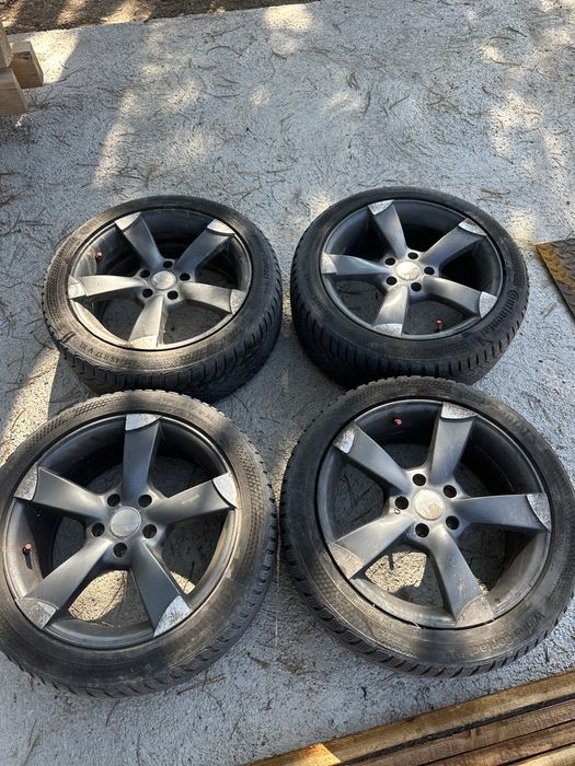 Продавам джанти 17” 5x112 с чисто нови гуми