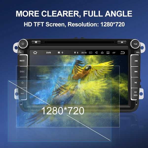 ISUDAR H53 с HD Дисплей 2 Din Android Мултимедия система за Volkswagen