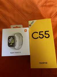 Realme c55 plus Redmi Watch4 NOU