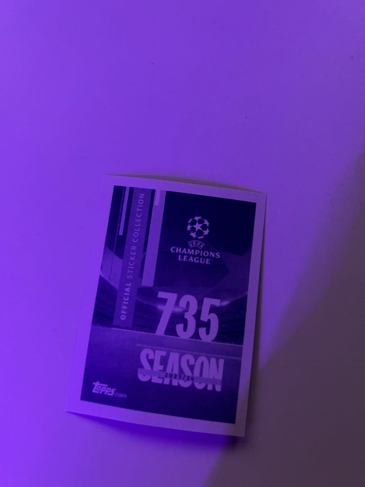 Topps Zidane Card Ucl Stickers 2023/24