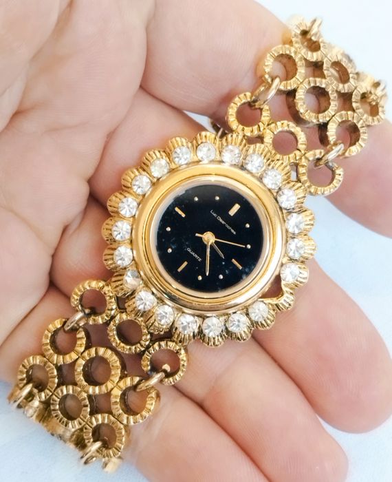Ceas de damă baroc LUC DESROCHES cu quartz din anul 1980