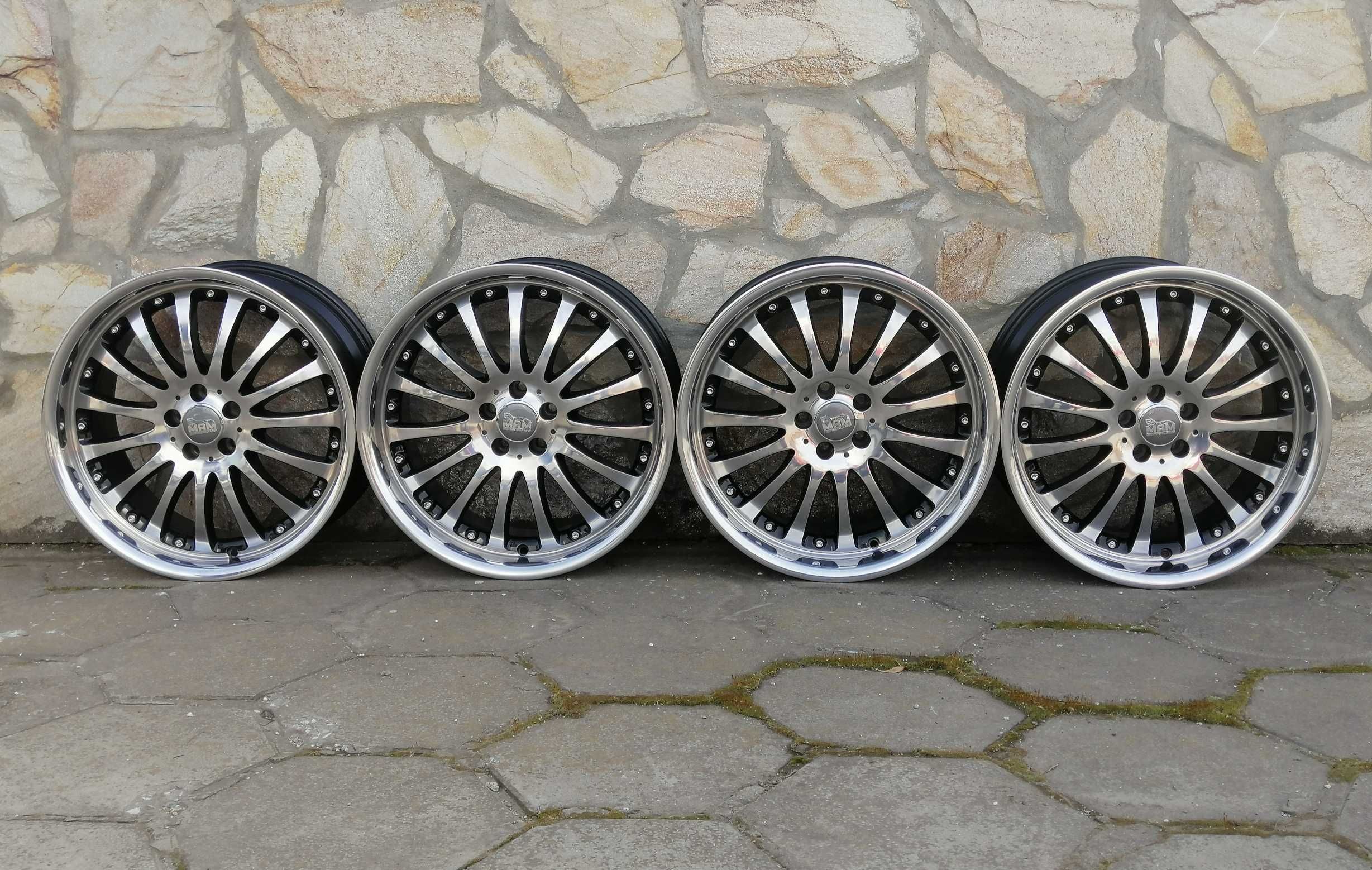 4бр.Алуминиеви полирани Tuning джанти 18 5x100/ MAM MT-2 Sport Packet