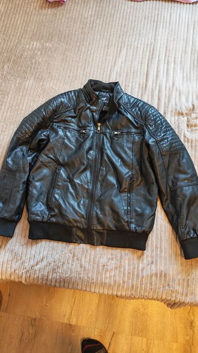 Мъжко кожено яке зимно