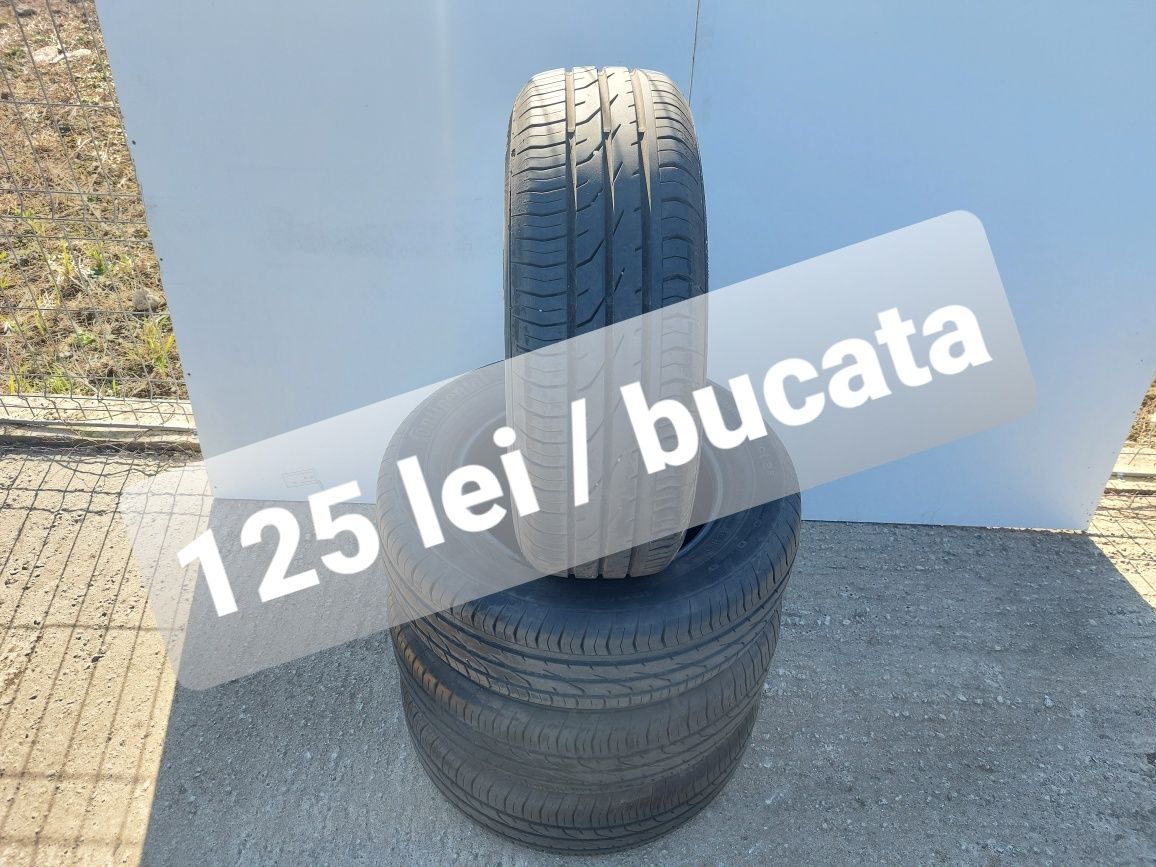 125 lei bucata! Set anvelope vara 195 65 15 Continental