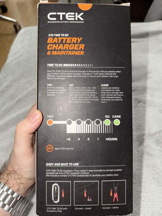 Redresor Baterie Auto AGM Normala CTEK CT5 Time TO GO, 12V 5A