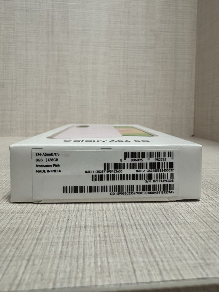 Samsung Galaxy A56 8GB/128GB Pink *Нов Неразопакован*