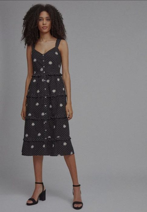 Сарафан в горошек