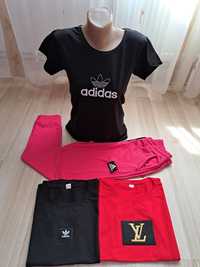 Set damă
3 tricouri + pantalon tetra
Emblemă cusută 
Marimi indisponib
