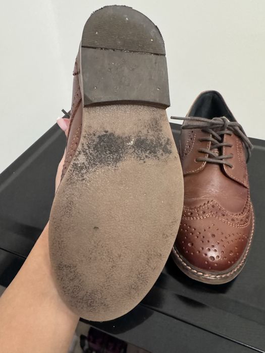 Pantofi eleganti cu siret baieti