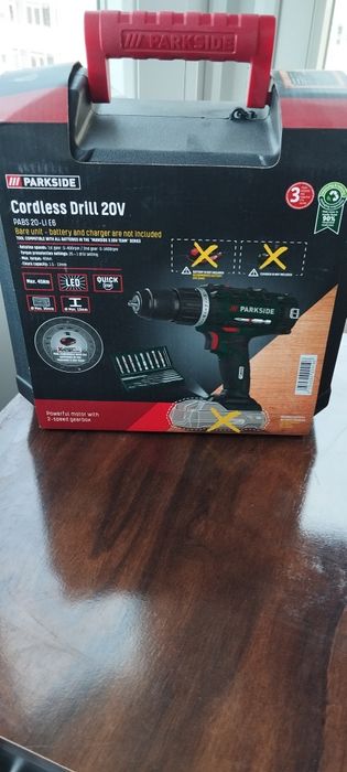 Bormașină Parkside cu acumulator