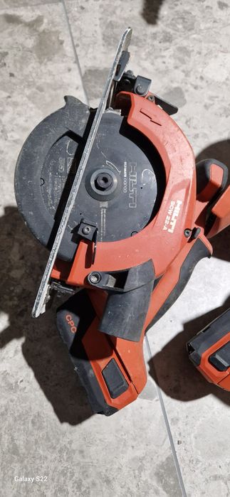 Hilti circular pe acumulator