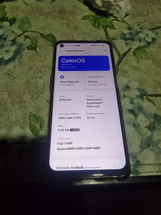 Oppo a54 5g 64gb/4g