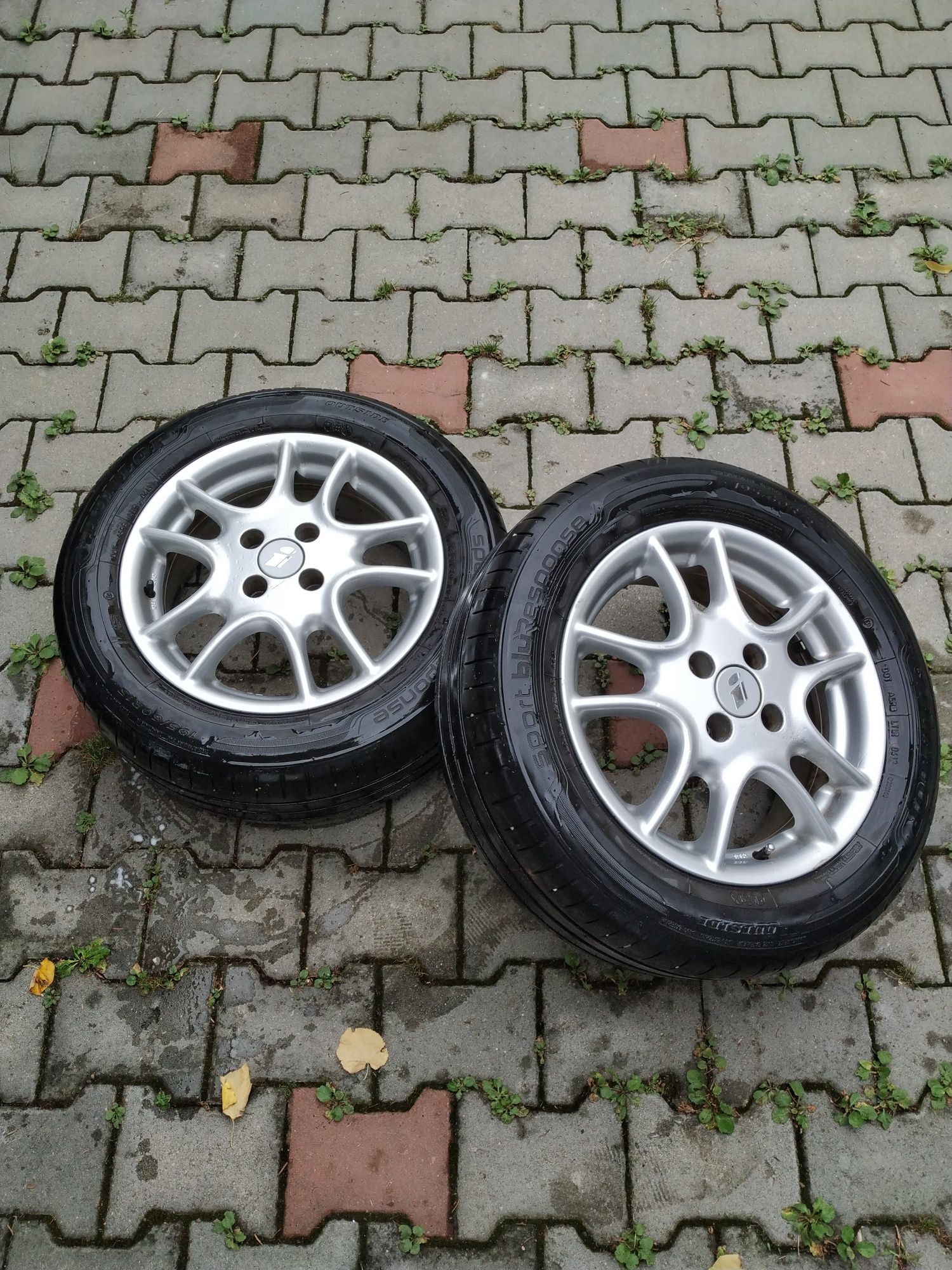 Jenti + Anvelope Opel 195/60 R15  2 buc