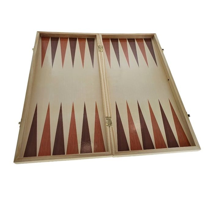 Joc Table cu Șah și zaruri 35 cm piese și puluri plastic, noi