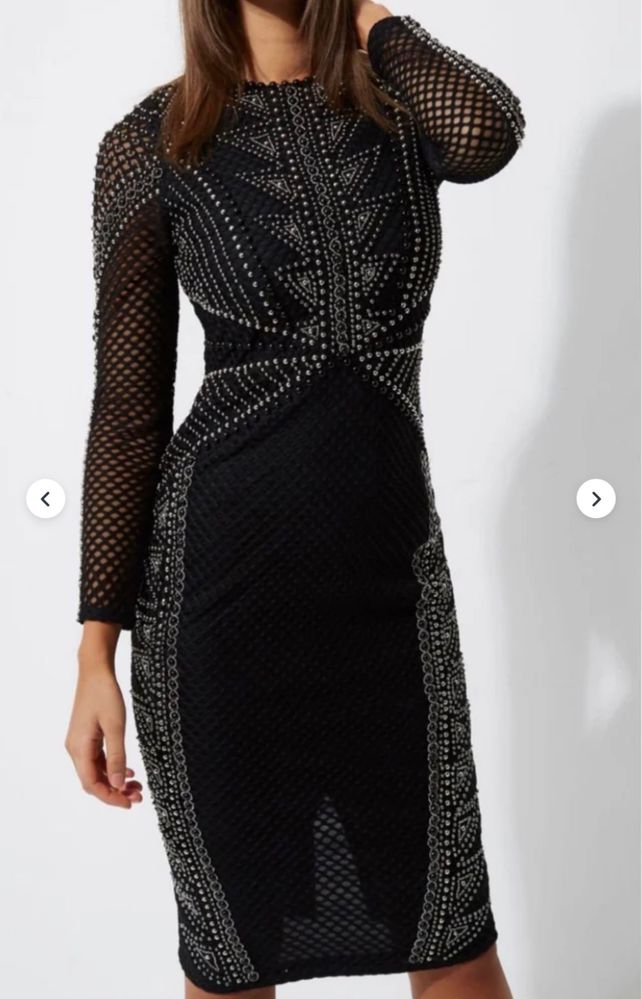 Rochie Bijuterie midi River Island / Asos