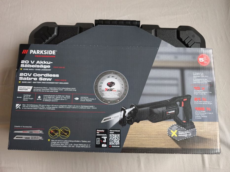 Fierăstrău sabie Parkside Performance smart