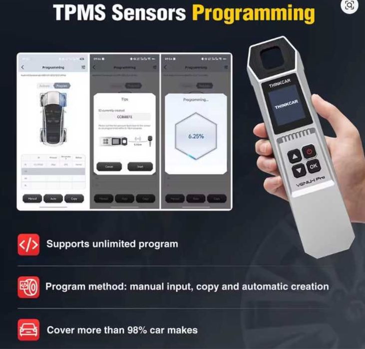 Авто диагностика  Thinkscan 689BT + THINKTPMS VENU IPRO