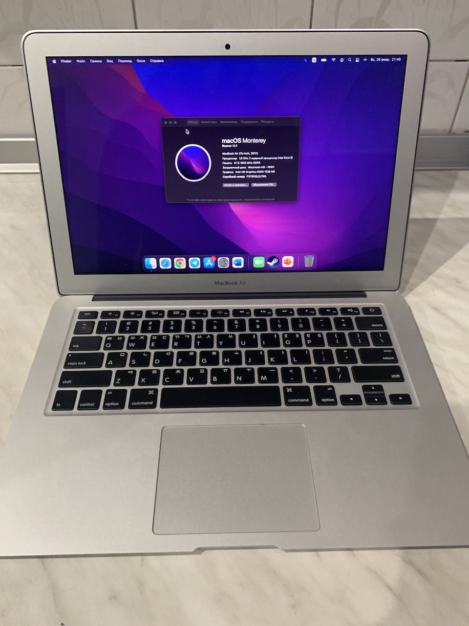 MacBook Air 13’3 inch 2017