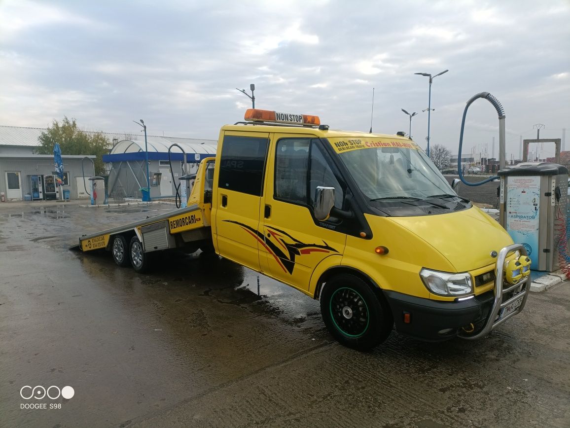 Vând Ford transit specializata de cărat mașini  cabina dubla  6 locuri