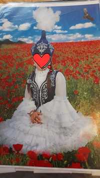 Национальный костюм. Казахское платье. Национальное платье.