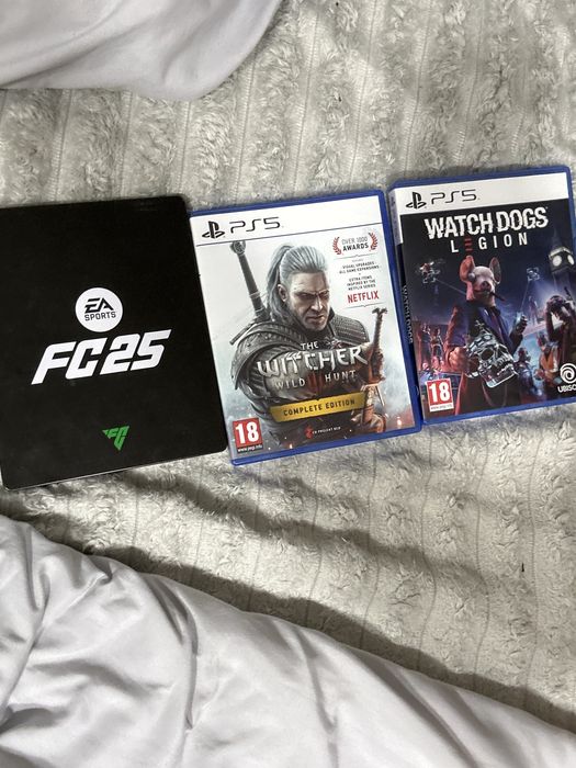 The witcher 3 fc25 watch dogs legions ps5