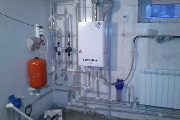 Navien Ace до 130 кв Настенный газовый котел + дымоход