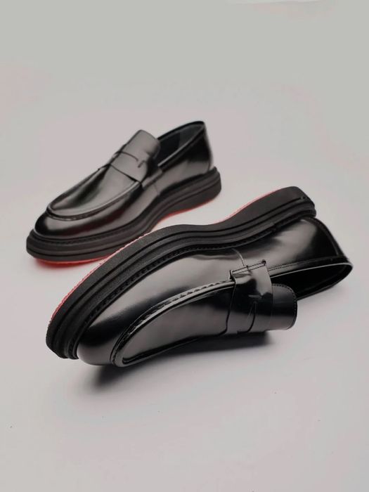 Мъжки обувки от естествена кожа / сникърси класически маратонки