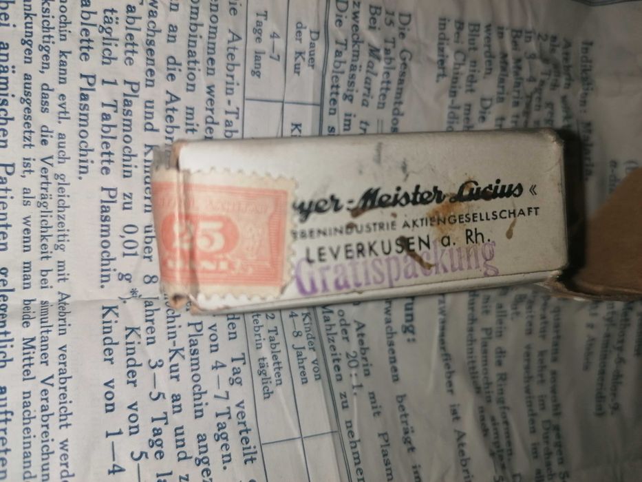 rare - cutii goale medicamente interbelice pt colectie bayer  anii 20