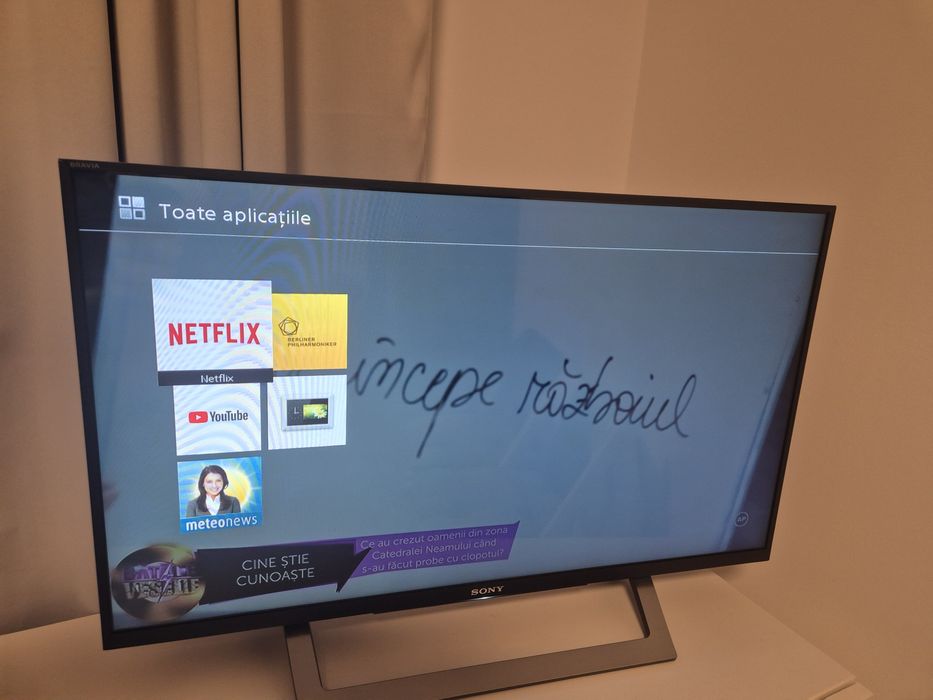 Sony Smart KDL 32WD756 impecabil - 81 cm diagonala