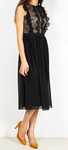 Rochie cocktail eleganta midi cu dantela 42-44 - produs nou cu etichet