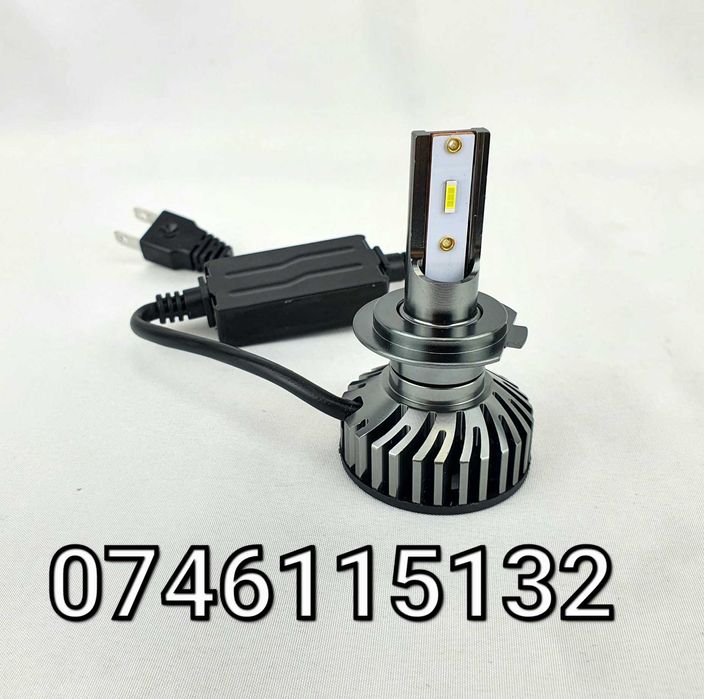 Faza Scurta / Lunga- BEC LED H7-26000Lm-6000K-Aluminiu-110W-CANBUS-Nou