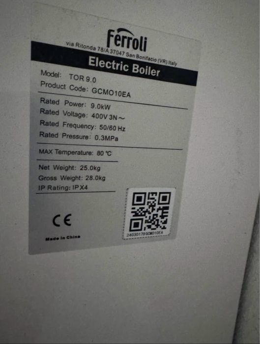 Centrala electrica ferroli 9kw