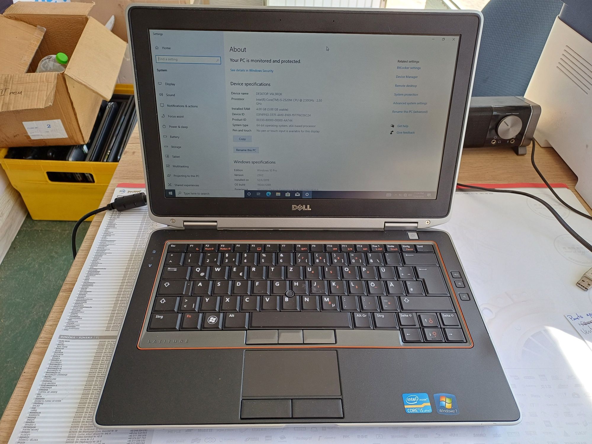 Laptop cu procesor I5