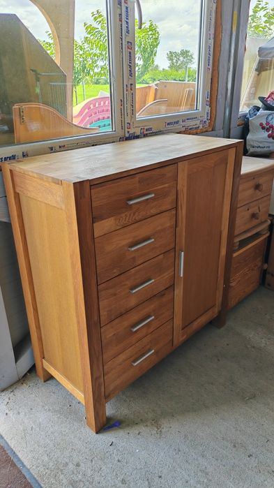 Comodă impecabila Stejar - Lemn Masiv - Dulăpior - Mobilier Germania