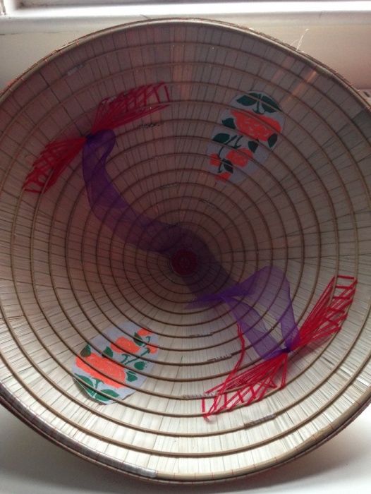 palarie de soare coreana paie de orez