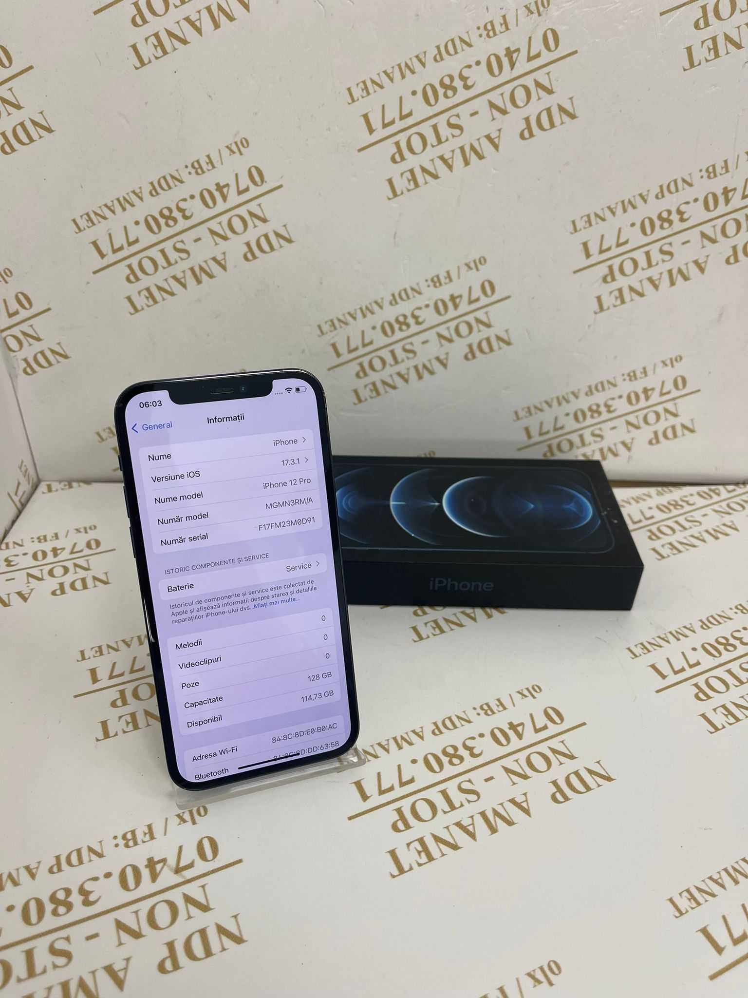 NDP Amanet NON-STOP Bld.Iuliu Maniu 69. IPHONE 12 PRO 128GB (772)