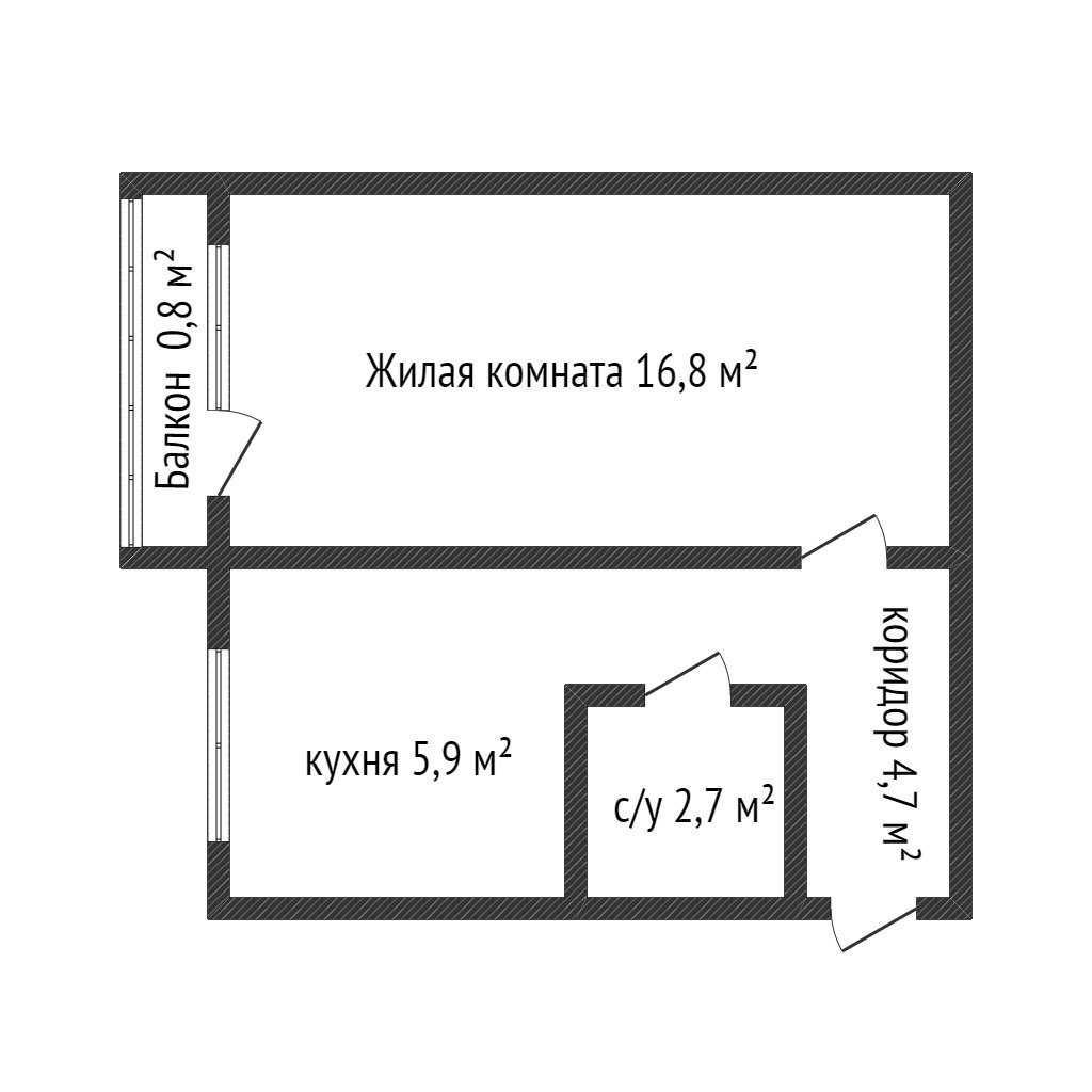 Продам 1 комнатную квартиру в районе КЖБИ