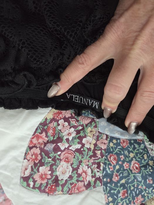 Дантелена официална дамска рокля..