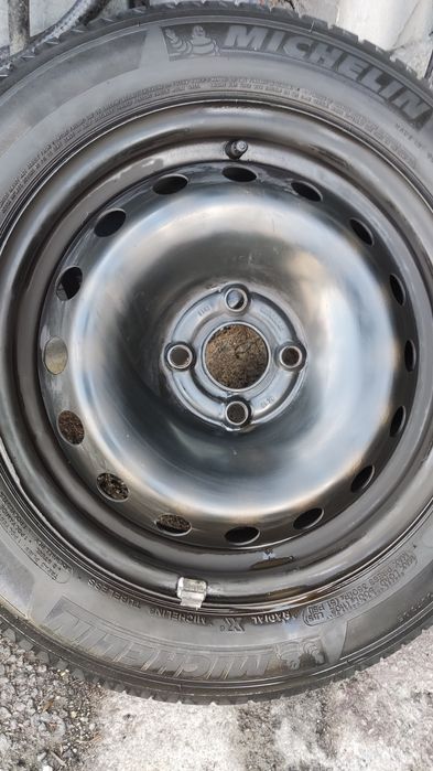 метални джанти 15 цола ,4 х100, 6,5J, ET43, центр отвор 56,6мм