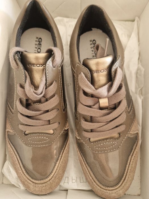 Tenisi Geox Respira din piele 37