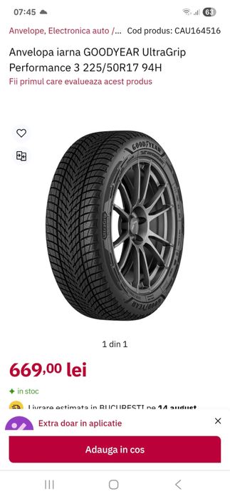 Roti iarna 225/50/17