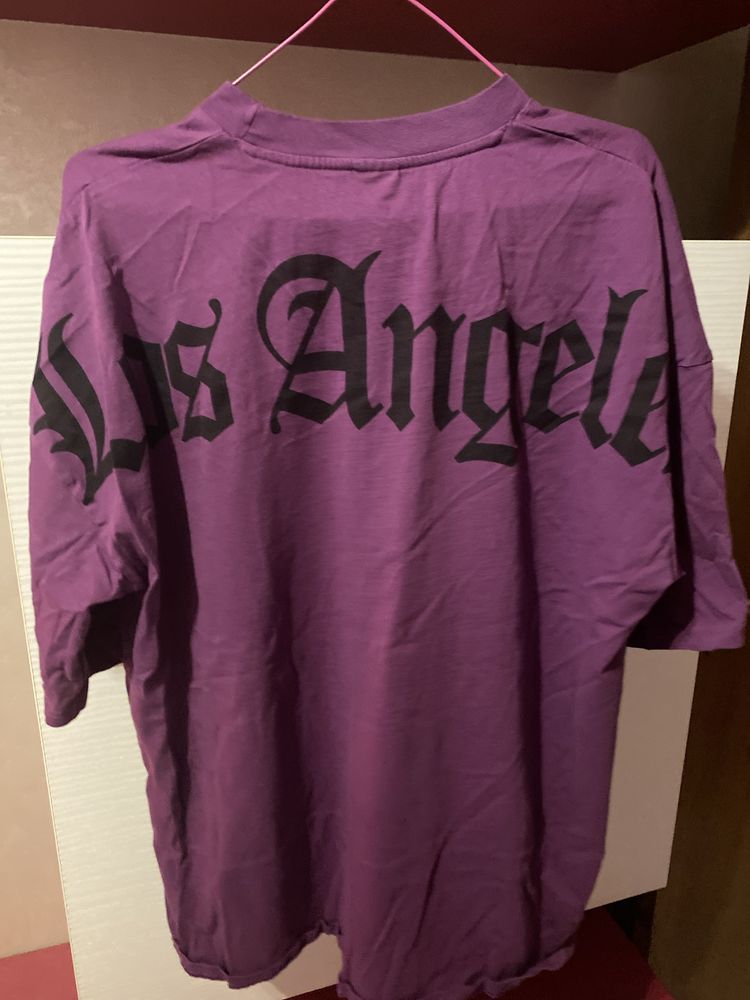 Мъжка тениска Los Angeles от New Yorker лилава