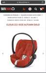 Scoica auto cybex Cloud z2 i-size autumn gold