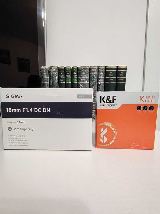 Sigma 16mm F1.4 DC DN & K&F 67mm