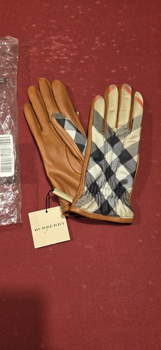 Manusi piele dama Burberry originale femei  noi ideal cadou