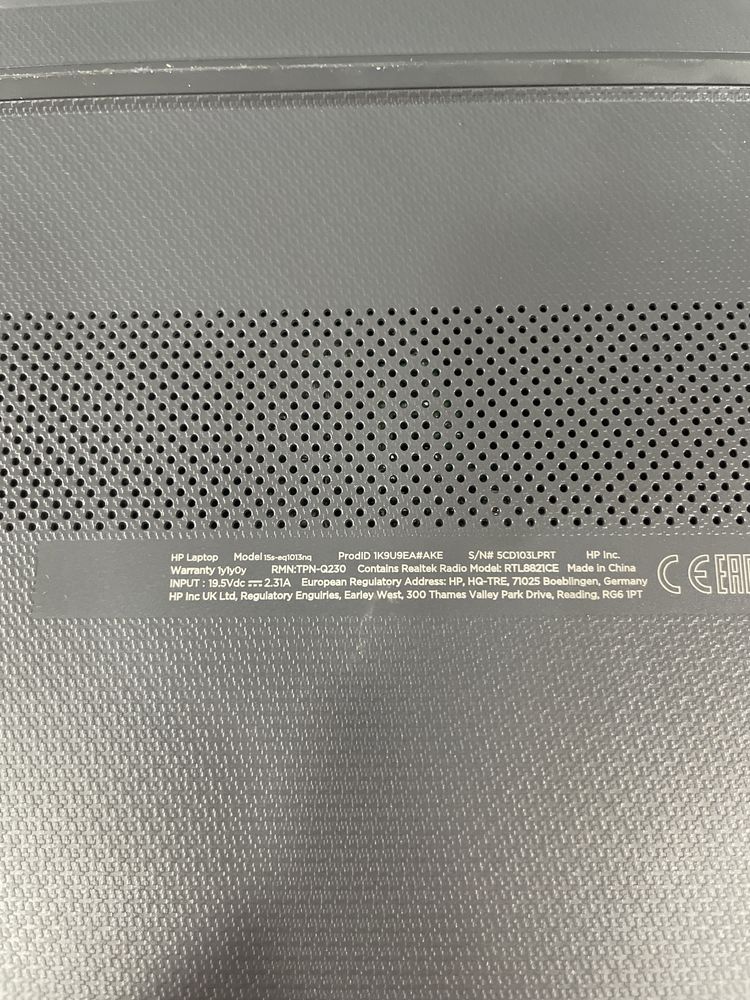 Laptop gaming hp ryzen 5  ssd 240 gb  8 gb ram