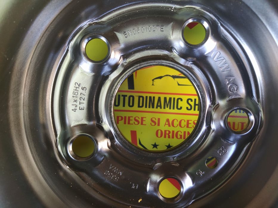 Roata rezerva slim Vw Tiguan 2016+ Audi Q3 Skoda Kodiaq 145 85 80 R18